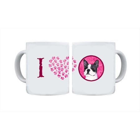 15 Oz. Boston Terrier Dishwasher Safe Microwavable Ceramic Coffee Mug